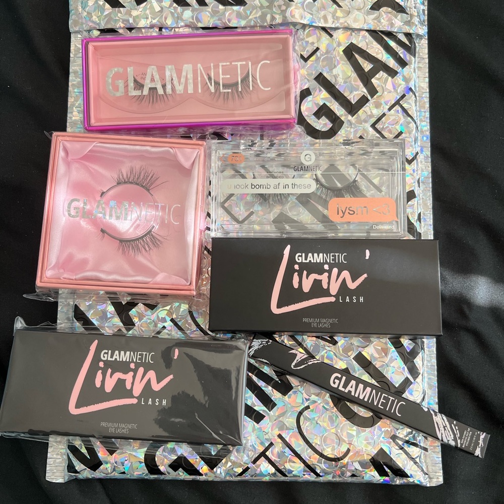 Glamnetic 5 Lashes 1 Magnetic Liner